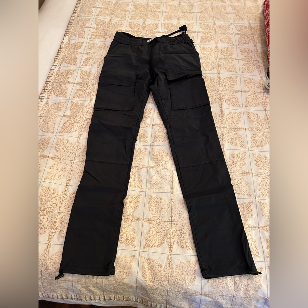 Pac Sun Men's Black Cotton Blend Slim Cargo Pant